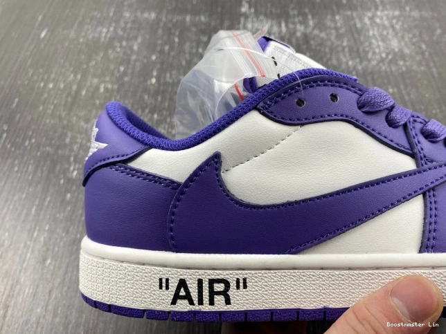 Boostmaster lin X X CUSTOM OFF-WHITE SCOTT 1 AIR TRAVIS JORDAN DM7890-386 0715